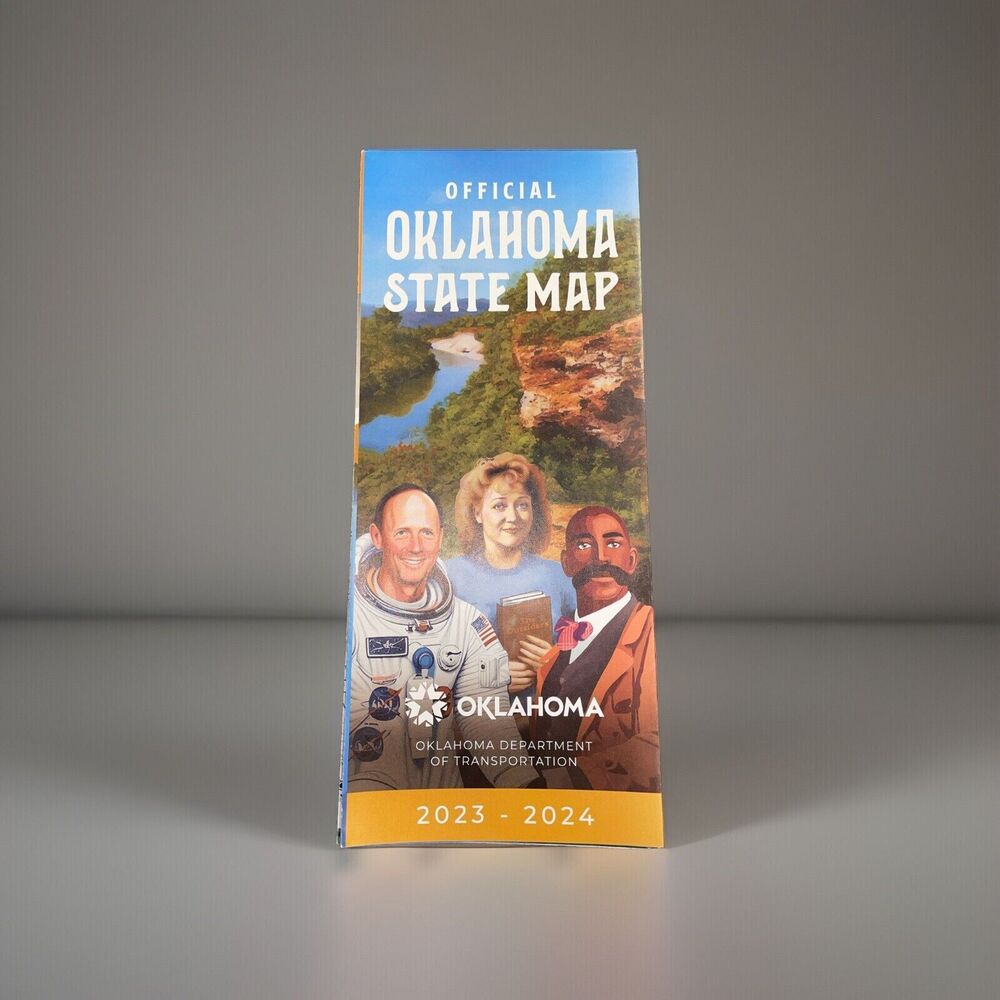 2023-2024 Official Oklahoma State Map Oklahoma Dept Of Transportation Unused